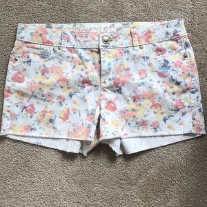 LC Lauren Conrad floral shorts